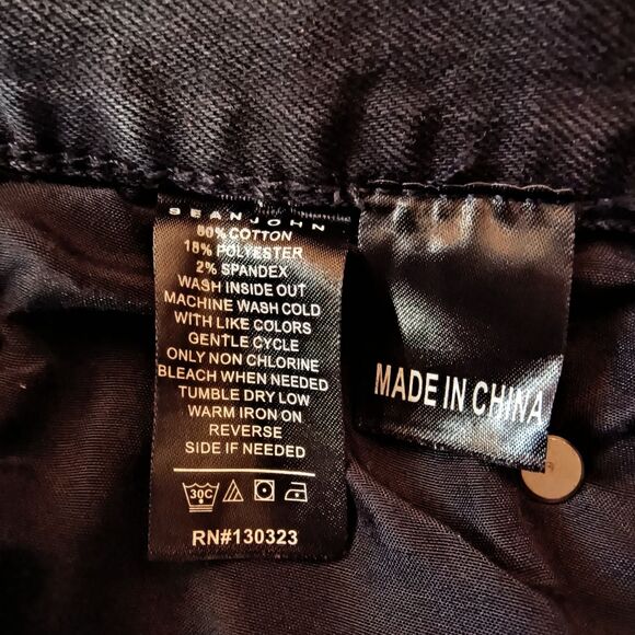 Sean John Hamilton Classic Relaxed Fit Jeans Men’s 33x30 Black  Straight Denim - Picture 5 of 5